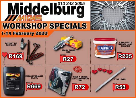 midas specials|1 FEBRUARY .
